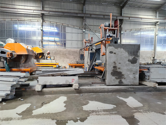 Stone Slicing Machine With Double Worktable DFL—SF1200