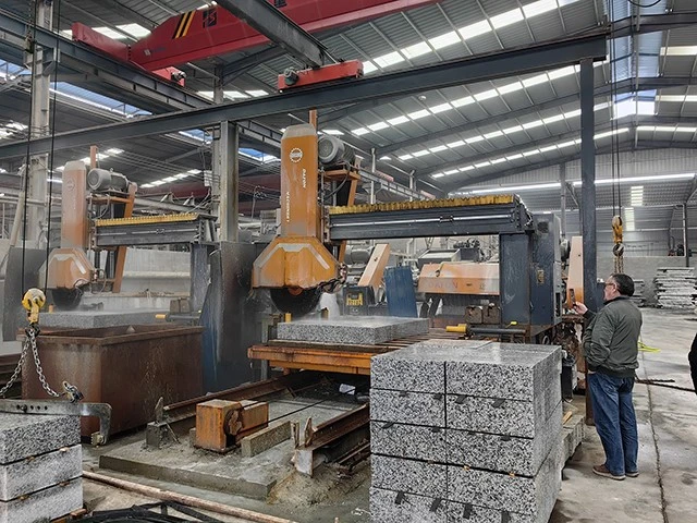 curbstone cutting machine line curbstone cutting machine line